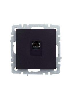 розетка компьютерная сп rj45 кат.5e brite рк10-брч механизм черн. iek br-k10-1-k02 от магазина Штепсель и батарейка. - фото_3