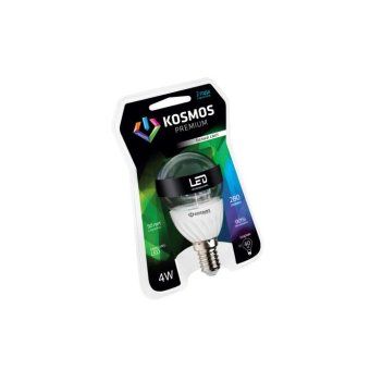 лампа светодиодная kosmos premium 4вт шар прозрачный 45мм e14 230в 4500к космос kled4wgl45230ve1445c от магазина Штепсель и батарейка.