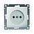 розетка 1-м сп афина 16а ip20 без заземл. механизм серебр. universal a0022-s от магазина Штепсель и батарейка.