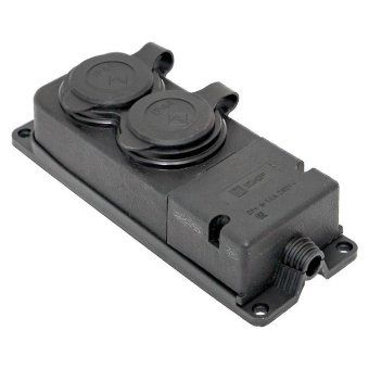колодка 2-м 16а ip44 2p+pe 230в с защ. крышками каучук proxima ekf rps-018-16-230-44-r от магазина Штепсель и батарейка. - фото_10