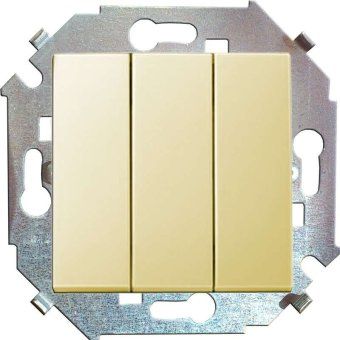 выключатель 3-кл. сп simon 15 16а ip20 винтов. зажим механизм сл. кость simon 1591391-031 от магазина Штепсель и батарейка.