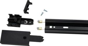 шинопровод ptr p 1m-bl черн. (пластик) 1м pro jazzway 5051997 от магазина Штепсель и батарейка. - фото_4