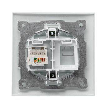 розетка компьютерная 1-м сп валенсия rj45 бел. proxima ekf ewk01-035-10 от магазина Штепсель и батарейка. - фото_5
