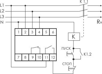 реле напряжения cp-731 (трехфазный; микропроцессорный; контроль верхнего и нижнего значений напряжения; контроль асимметрии; чередования фаз; монтаж на din-рейке 35мм 3х400/230+n 2х8а 1z 1r ip20) f&f ea04.009.005 от магазина Штепсель и батарейка.