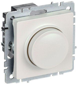 светорегулятор сп brite пов-наж. 600вт сс10-1-0-брж механизм жемчуж. iek br-d20-0600-k36 от магазина Штепсель и батарейка.
