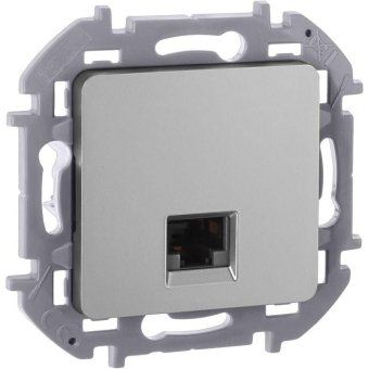 розетка компьютерная inspiria rj45 кат.5e utp алюм. leg 673827 от магазина Штепсель и батарейка. - фото_5