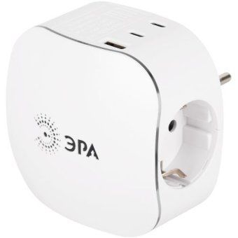 разветвитель 3-м sp-3e-3usbac-w + 3 usb a+c с заземл. со шторками 16а бел. эра б0069081 от магазина Штепсель и батарейка. - фото_8