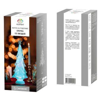 фигура светодиодная "елочка со звездой" 37см 1led 0.1вт ip20 на подставке элементы питания 4хaaa (не в компл.) neon-night 513-026 от магазина Штепсель и батарейка. - фото_8