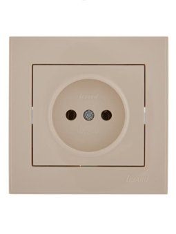 розетка 1-м сп rain 16а ip20 без заземл. керамика крем. lezard 703-0303-121 от магазина Штепсель и батарейка.