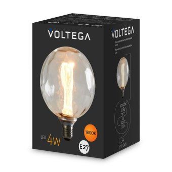 лампа светодиодная филаментная loft 271 g125fce 4вт 1800к e27 voltega 8545 от магазина Штепсель и батарейка. - фото_7