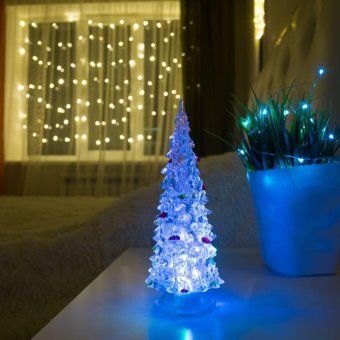 фигура светодиодная "елочка" 15см 1led rgb 0.1вт 4.5в ip20 элементы питания 3хag13(lr44) (не в компл.) neon-night 513-022 от магазина Штепсель и батарейка. - фото_2