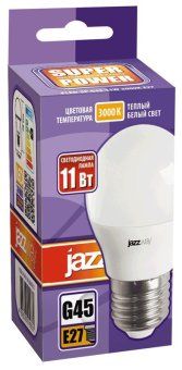 лампа светодиодная pled-sp 11вт g45 3000к e27 230в/50гц jazzway 5019331 от магазина Штепсель и батарейка. - фото_2