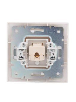 розетка компьютерная 1-м сп mira rj45 бел./сер. lezard 701-0215-139 от магазина Штепсель и батарейка. - фото_4