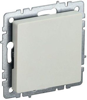 заглушка с суппортом brite мз10-бркр механизм беж. iek br-pl10-k10 от магазина Штепсель и батарейка.