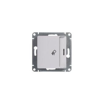 выключатель карточный 1-кл. 1мод. сп glossa 10а ip20 (сх. 6) механизм бел. se gsl000169 от магазина Штепсель и батарейка. - фото_8