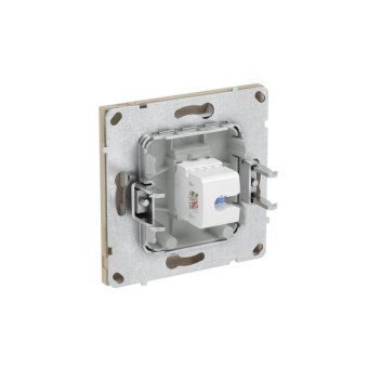 розетка компьютерная 1-м kant rj45 кат.6a без шторки ванильн. марципан dkc 7015673 от магазина Штепсель и батарейка. - фото_5
