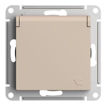 розетка atlasdesign 16а ip20 с заземл. защ. шторки с крышкой механизм песочн. se atn001246 от магазина Штепсель и батарейка. - фото_3