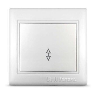 переключатель проходной 1-кл. сп севиль 10а ip20 бел. universal с0025 от магазина Штепсель и батарейка.