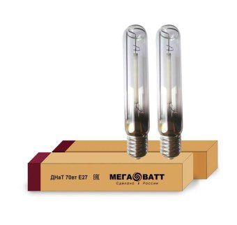 лампа газоразрядная натриевая днат 70 e27 (25) мегаватт 02911 от магазина Штепсель и батарейка.