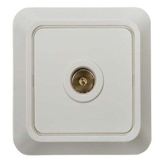 розетка телевизионная tv оп bolleto 7027 16а ip20 бел. asd / in home 4680005959815 от магазина Штепсель и батарейка.