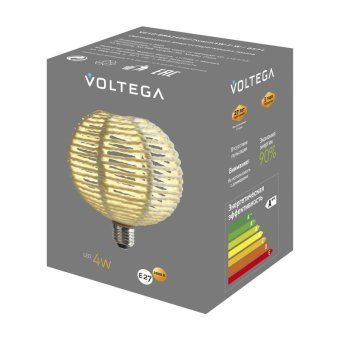 лампа светодиодная филаментная loft 271 bra240 4вт 3000к e27 voltega 8571 от магазина Штепсель и батарейка. - фото_7