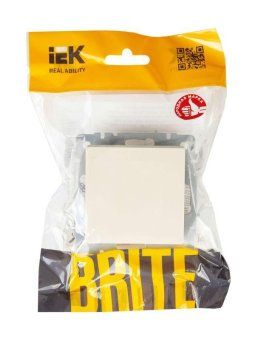 выключатель перекрестный 1-кл. сп brite 10а вс10-1-3-бркр механизм беж. iek br-v13-0-10-k10 от магазина Штепсель и батарейка. - фото_6