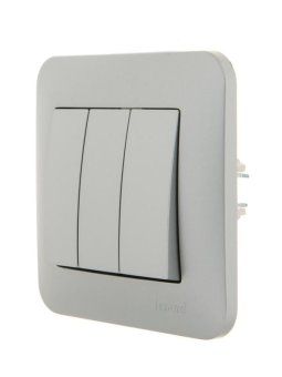 выключатель 3-кл. 1п сп karina 10а ip20 механизм матов. серебр. lezard 707-4388-109 от магазина Штепсель и батарейка. - фото_4