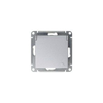 розетка 1-м сп atlasdesign 16а ip20 с заземл. защ. шторки с крышкой механизм алюм. se atn000346 от магазина Штепсель и батарейка. - фото_6