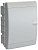 корпус пластиковый щрв-п-18 ip41 бел. дверь union compact iek uic-kp13-v-18-41-k01 от магазина Штепсель и батарейка.