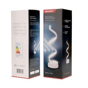 светильник светодиодный декоративный spiral trio 2вт 3000к 5в бел. rexant 609-028 от магазина Штепсель и батарейка. - фото_5