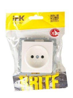 розетка 1-м сп brite рс10-1-0-брж 10а без заземл. без защ. шторок механизм жемчуж. iek br-r10-10-k36 от магазина Штепсель и батарейка. - фото_6