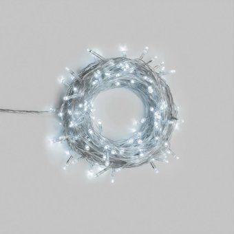 гирлянда светодиодная нить универсальная 25м 250 led бел. прозр. neon-night 304-095 от магазина Штепсель и батарейка.