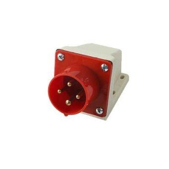 вилка стационарная для наружной установки ppc 524 3р+ре 32а 380в ip44 pro jazzway 5072893 от магазина Штепсель и батарейка.