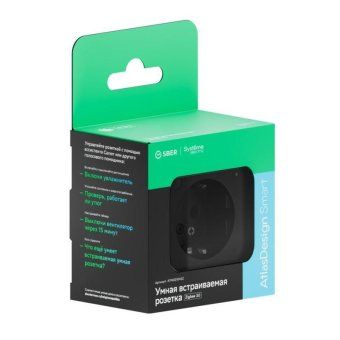 розетка atlasdesign smart 16а l+n с заземл. защ. шторки zigbee механизм карбон se atn001045z от магазина Штепсель и батарейка. - фото_6