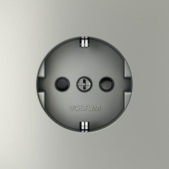 розетка 1-м сп s70 16а с заземл. защ. шторки механизм сталь voltum vls040205 от магазина Штепсель и батарейка. - фото_3