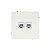 розетка компьютерная 2-м kant rj45 кат.6a без шторки бел. магнолия dkc 7000674 от магазина Штепсель и батарейка.