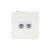 розетка компьютерная 2-м kant rj45 кат.6a без шторки бел. магнолия dkc 7000674 от магазина Штепсель и батарейка.