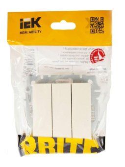 выключатель 3-кл. сп brite вс10-3-0-бркр 10а механизм беж. iek br-v30-0-10-k10 от магазина Штепсель и батарейка. - фото_6