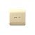 розетка usb new3-e тип a+c 5в/2.1а шампань chint 431450 от магазина Штепсель и батарейка.