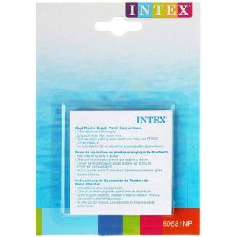 набор ремонтный наклейка 5х10см (59631np) (уп.6шт) intex 6941057402611 от магазина Штепсель и батарейка.