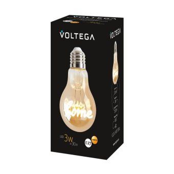 лампа светодиодная филаментная loft 271 a60 3вт 2400к e27 voltega 8581 от магазина Штепсель и батарейка. - фото_7