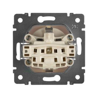 розетка 1-м сп valena 16а ip21 230/250в 2p+e с заземл. защ. шторки на винтах механизм сл. кость leg 774321 от магазина Штепсель и батарейка. - фото_2