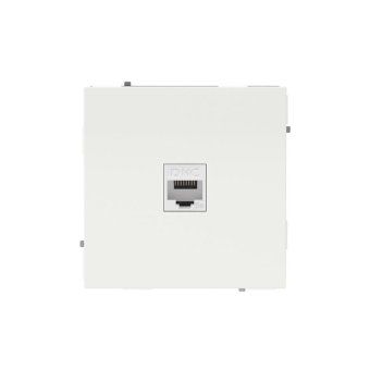 розетка компьютерная 1-м kant rj45 кат.5e без шторки бел. песок dkc 7010663 от магазина Штепсель и батарейка. - фото_2