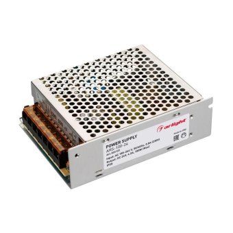 блок питания ars-100-24 24в 4.2а 100вт ip20 сетка 2 года arlight 026123 от магазина Штепсель и батарейка.