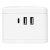 удлинитель "куб" 2х1.3м 2usb 2.4а+type c + ночник 1кв.мм ekf uba-cub-2-tc от магазина Штепсель и батарейка. - фото_2
