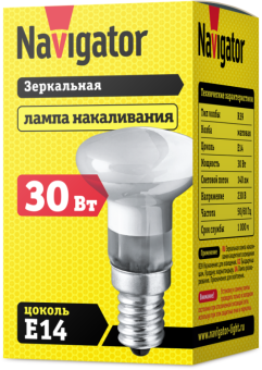 лампа накаливания 94 318 ni-r39-30-230-e14 (кнр) navigator 94318 от магазина Штепсель и батарейка. - фото_2