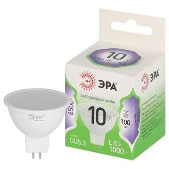 лампа светодиодная green line mr16-10w-865-gu5.3 gl 10вт софит 6500к свет холод. gu5.3 эра б0066997 от магазина Штепсель и батарейка.