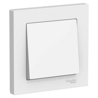 выключатель 1-кл. сп atlasdesign 10а ip20 (сх. 1) 10ax в сборе бел. se atn000112 от магазина Штепсель и батарейка. - фото_2