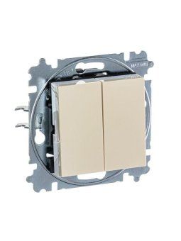 переключатель 2-кл. сп levit ip20 сл. кость/бел. abb 2chh595245a6017 от магазина Штепсель и батарейка. - фото_3