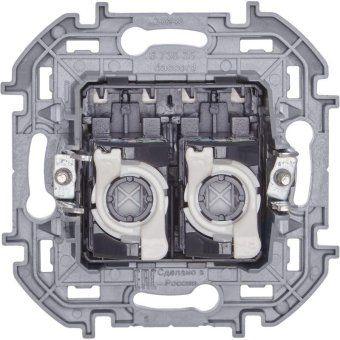 розетка компьютерная 2-м inspiria rj45 кат.5e utp бел. leg 673835 от магазина Штепсель и батарейка. - фото_3
